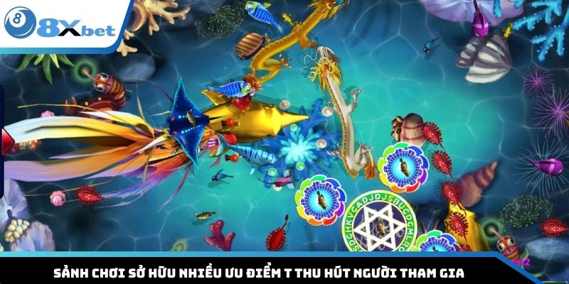 Sảnh chơi sở hữu nhiều ưu điểm t thu hút người tham gia