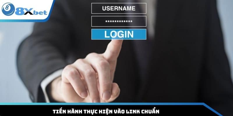 Tiến hành thực hiện vào link chuẩn